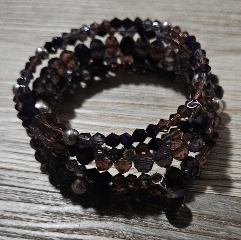 Elegant Glass Beaded Bracelet